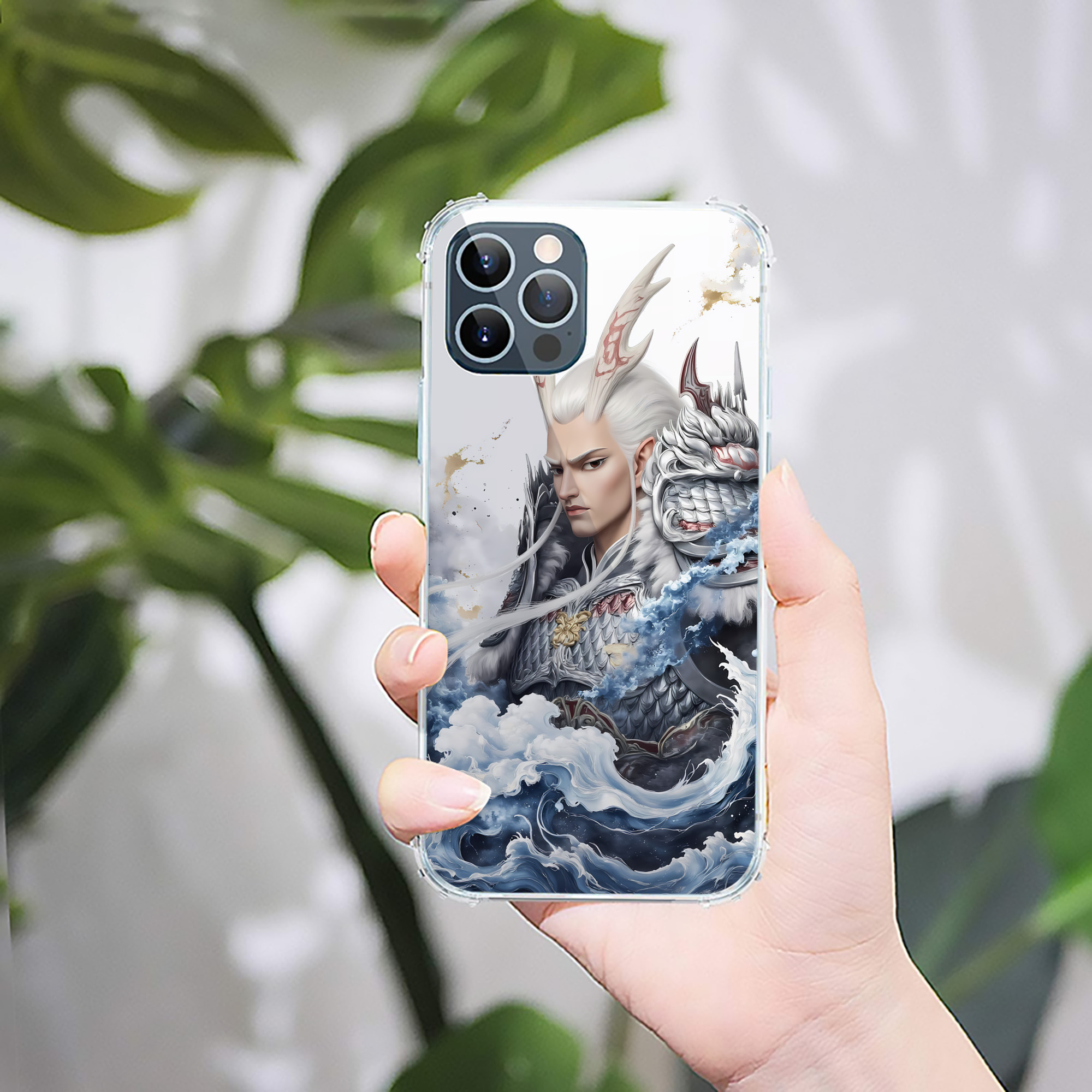 （画像用） Ne Zha 2 ナタ 魔童の大暴れ 【iPhone 12シリーズ対応】透明スマホケース（クリアソフトケース）